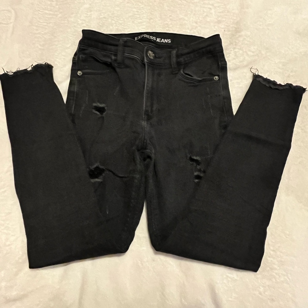 HIGH RISE ANKLE LEGGING JEANS - Picture 2 of 5